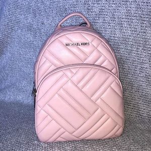 MK Abbey Backpack Pastel Pink